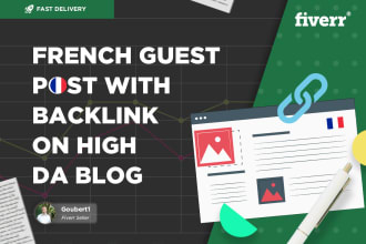 publish a french guest post with backlink on a da 24 blog for SEO france