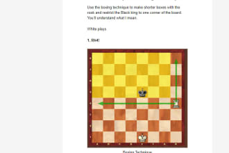 write chess articles newsletters and course descriptions