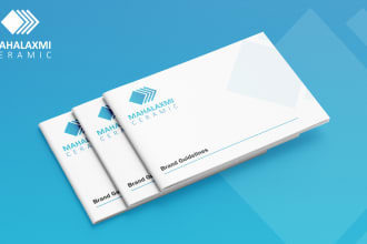 design minimalist logo and brand guidelines book