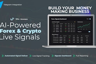 build ai powered forex crypto signals business