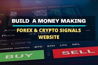 build a money making forex signals websites