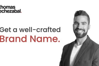 come up with an original brand name for your product or company