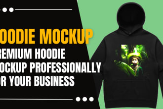 do premium hoodie mockup professionally for your business