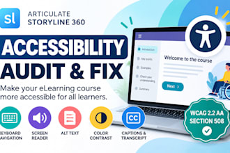 fix accessibility issues in articulate storyline