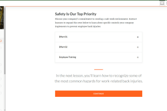 develop an elearning course with rise 360