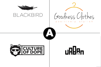 make  professional clothing line  logo for you