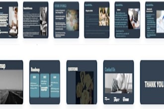 create a modern and professional ppt presentation