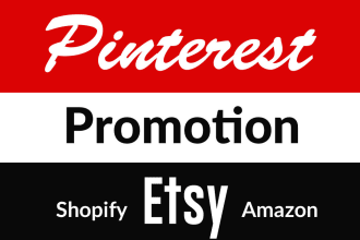 promote etsy, shopify, amazon or ebay store on pinterest