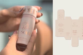 design a premium and versatile beauty product packaging