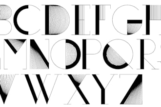 Hot Deals!  design a custom font for you in ttf and otf