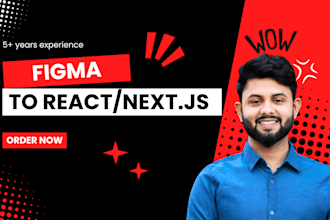 convert figma to stunning web reality with react or nextjs