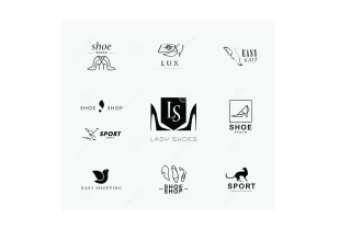 design a modern footwear, shoes logo designs