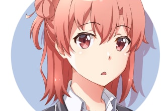 draw anime style fanart and original character