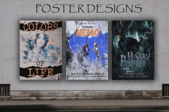 create unique and appealing banner, podcast cover or posters