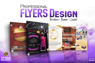 design attractive flyers for your business promotion