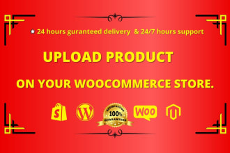 fix woocommerce store,upload product as virtual assistant on ecommerce website