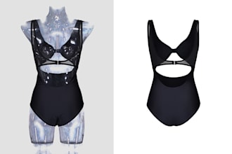 ghost mannequin symmetrical wrinkle retouch services