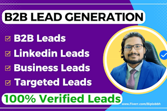 do b2b lead generation, prospect email list building, and linkedin lead scraping