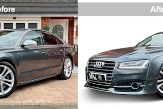 do  car photo editing
