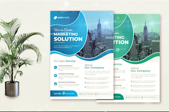 design an awesome flyer for you