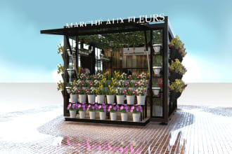 do commercial kiosk, stall, trade booth