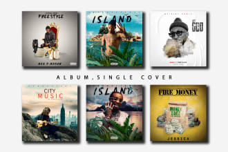 design mixtape, album or single cover art design
