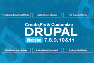 develop, upgrade and migrate your drupal website to the latest version