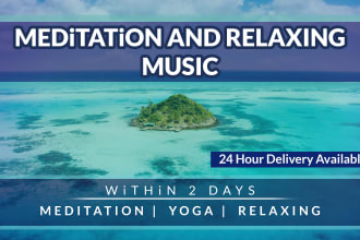 produce meditation and relaxing music with nature sounds