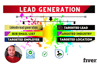 do linkedin lead generation and b2b email list