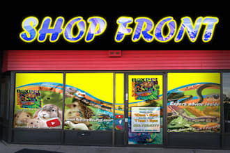 design best shop front for you