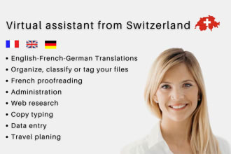 be your swiss virtual assistant in french, german or english