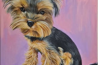 a beautiful pet portrait from a photo and other