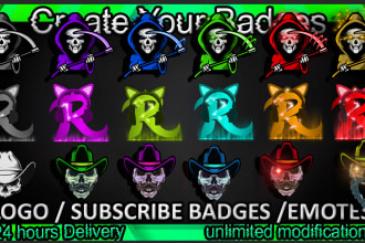 draw custom twitch sub badges or emotes