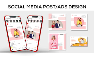 do affiliate web banner ads, social media post  design