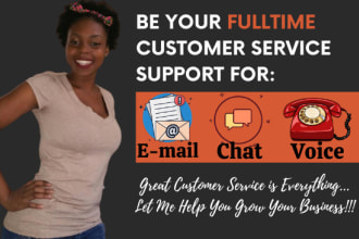 be a fulltime customer service support