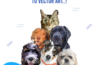 make your pets convert to vector in 24 hours