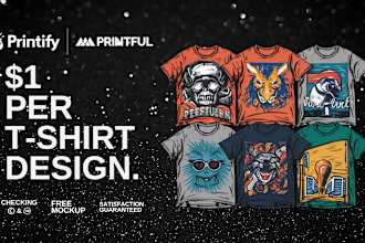 create a bulk pod design for your printify store