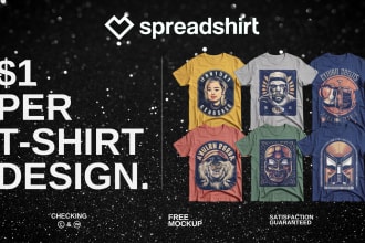 design trendy shirts for your spreadshirt
