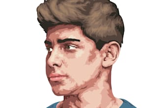 turn your photos into vector art in my art style