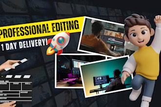 edit educational video, talking head, stream highlights, reels, tiktok, shorts