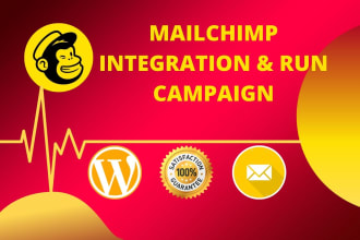 setup mailchimp email campaign n automation and design mailchimp email template