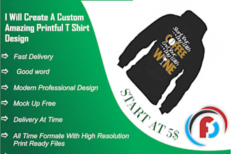 create a custom amazing printful t shirt designs
