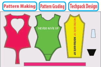 make a cloth sewing pattern for any type of apparel garments