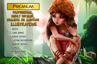 create high quality characters and illustrations for you