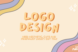 do aesthetic or minimal logo design