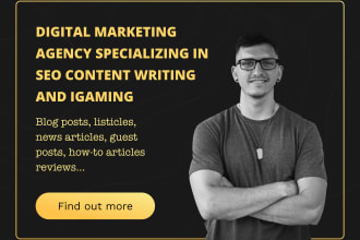 write SEO friendly igaming and crypto blog post or article