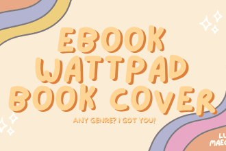 do wattpad or ebook book cover design