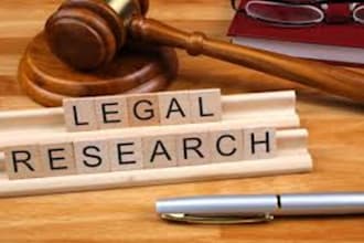 conduct thorough legal research for you