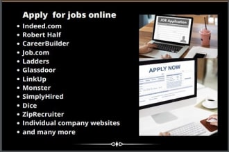 search and apply for jobs online on behalf of you