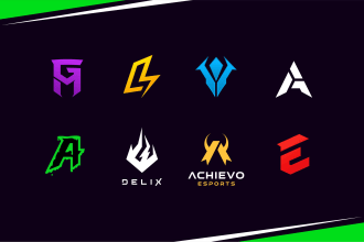 design minimalist logo for gaming, esports team, twitch, youtube